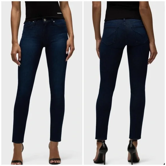 Hudson High Waist Barbara Super Skinny Jeans - Picture 1 of 10